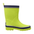 thumbnail image 2 of Regatta Great Outdoors - Botas de agua infantiles modelo Foxfire para niños niñas (Lima/Azul Marino), 2 of 3
