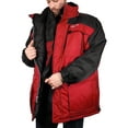 thumbnail image 5 of Freeze Defense Big & Tall Men's 3in1 Winter Jacket Coat Parka & Vest (6XL, Red), 5 of 10