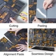 thumbnail image 2 of Brick Wallpaper Peel and Stick 12''x12118'' 3D Textured Faux Brick Stick on Wallpaper Removable Blacksplash Contact Paper Waterproof Self Adhesive Brick Wall for Kitchen Bedroom Cabinets, 2 of 14