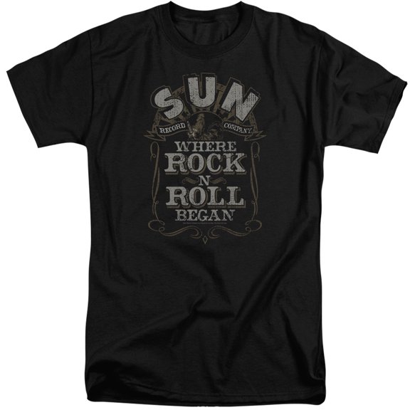 Sun Where Rock Began S/S Adult Tall Black