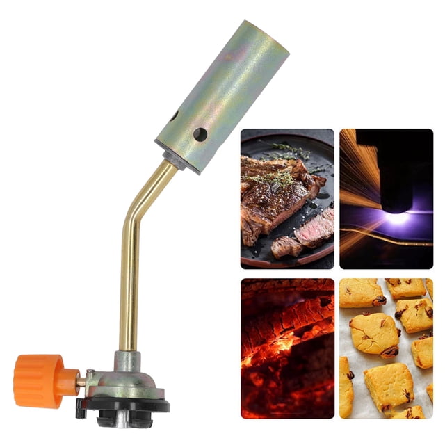 Welding Spray , Multifunctional Gas Welding Torch Rapid Heating Adjustable Iron Tube for Outdoor for Cooking