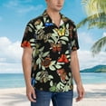 thumbnail image 5 of Daiia Multicolored Butterflies Hawaiian Shirt for Men Gentle Cotton Regular Short Sleeve Casual-3X-Large, 5 of 9