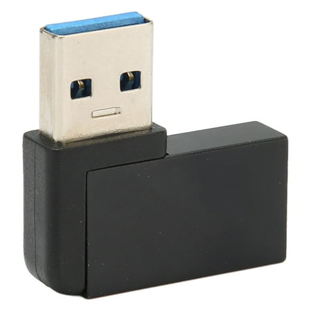 USB 3.0 Adapter, Portable USB 3.0 Female To Male 90 Degree Elbow ...