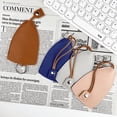 thumbnail image 4 of Bolsa de almacenamiento de llaves extraíble para automóvil, bolsa de almacenamiento de llaves pequeña y portátil, bolsa de llaves de cuero PU, 4 of 5