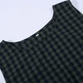 thumbnail image 6 of MEICHEN Pajamas for Women Set Striped 2 Piece Pants Sets Y2k Gingham Outfits Sleeveless Tank Top and Wide Leg Barrel Pants Suits Summer Essentials Fashion Sleepwear, 6 of 8