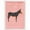 Pink, variant on Caroline's Treasures BB7681GF Catalan Donkey Green Flag Garden Size , Small, multicolor