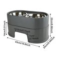 thumbnail image 2 of Greeniant Cuenco elevado para mascotas, Protector de cuello elevado de doble capa, comedero de agua para alimentos, elevadora, de alimentación Suministros para perros, 2 of 6