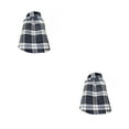 thumbnail image 4 of Methold Camisa a cuadros para mascotas Suavidad Transpirable Perros Camisetas Disfraces Estilo simple Múltiples tamaños Cachorros Ropa Azul S Type10 NO10 Methold CBP470065, 4 of 6