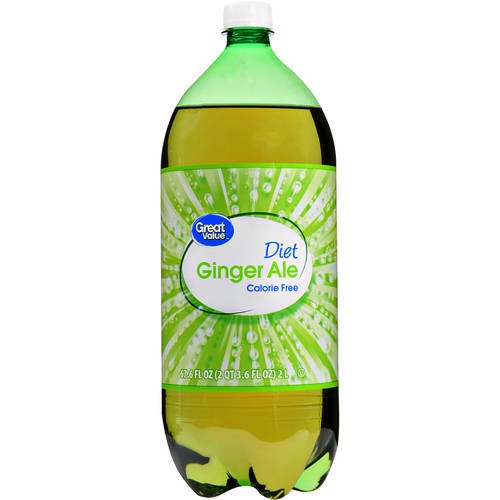 Great Value Diet Ginger Ale, 67.6 fl oz