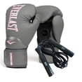 thumbnail image 1 of Kit de Box Everlast Elite 2 Gris Rosa 14 OZ + Cuerda para Saltar, 1 of 5