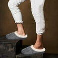 thumbnail image 2 of roxoni  Quilted Glitter Slipper Large/8.5-9 BM US, Gray, 2 of 5