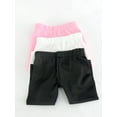 thumbnail image 3 of White, Black, and Pink Leggings Set of 3 For 18 Inch Dolls | American Fashion World, 3 of 5