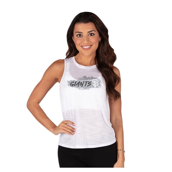 Women's Concepts Sport White San Francisco Giants Infuse Slub Tank Top