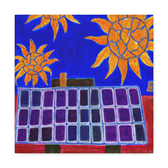 Solar Panel Splendor - Canvas