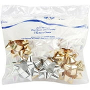 Gift Bows - 15-Pack, Metallic