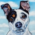 thumbnail image 2 of Wronski, Kathryn 26x26 Gold Ornate Wood Framed with Double Matting Museum Art Print Titled - Luna, 2 of 4