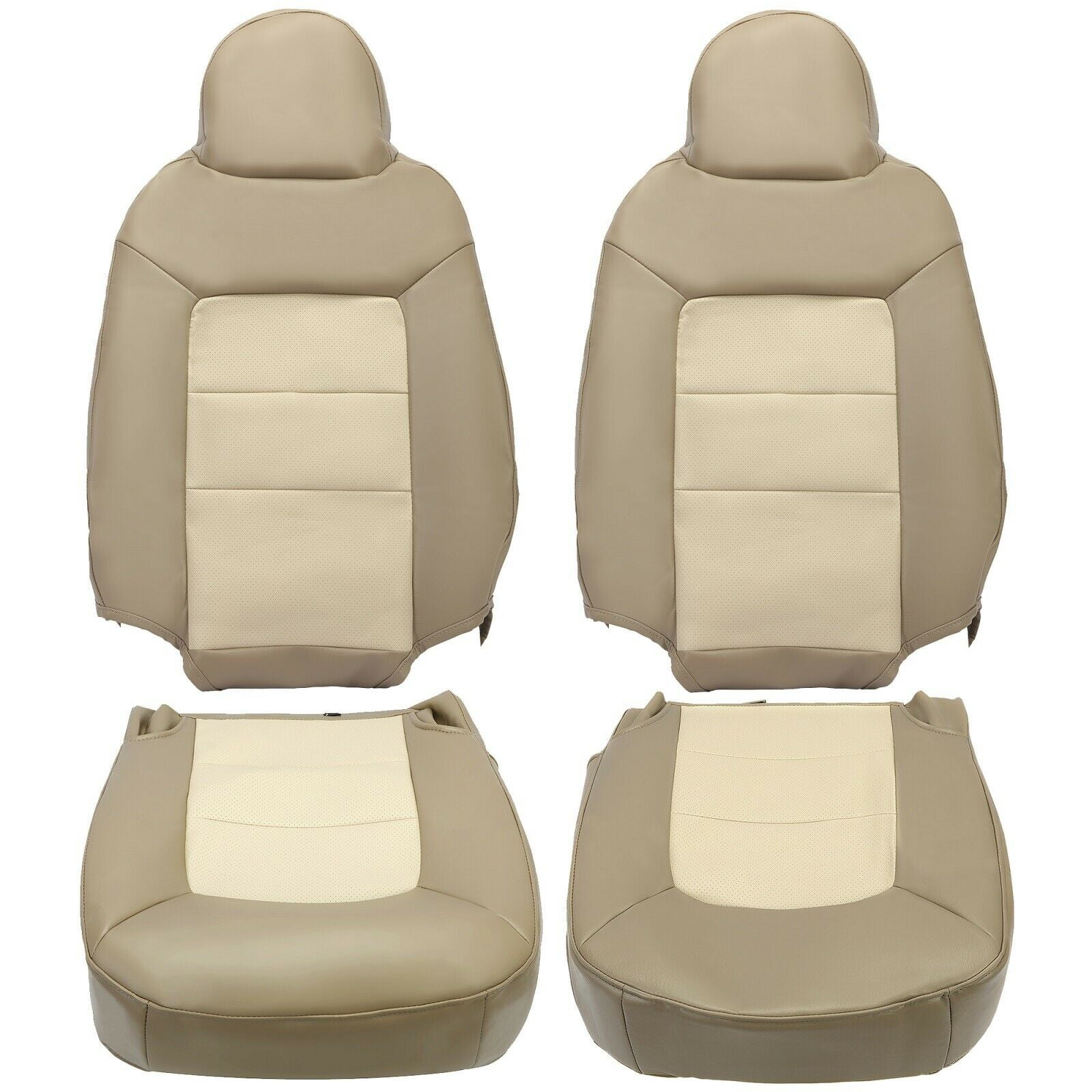 2003 2004 Lincoln Navigator Luxury Driver Side Bottom Leather Seat Cover TAN
