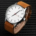 thumbnail image 6 of WEIXF Leather Watch Men's Business Fashion Watch With Calendar Display Day Quartz Watch Thin for Men Watch for Watch for Man Woman's Smart Watch for Android Watch for Men for Couples Set Mens, 6 of 8