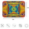 thumbnail image 3 of FREEAMG African Motifs Geometry Pattern Absorbent Dish Drying Mat, 16 x 18 Inches Microfiber Kitchen Countertop Table Protector Multi-purpose Counter Rack Sink Drainer Pad, 3 of 6