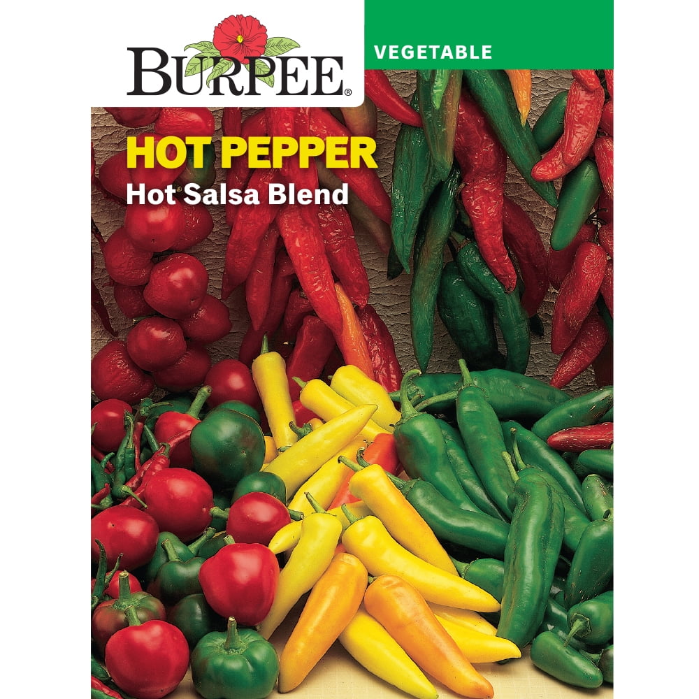 Burpee Hot Salsa Blend Hot Pepper Vegetable Seed, 1pack