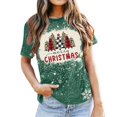 thumbnail image 4 of Fiudx Ofertas y Liquidaciones Camiseta Informal de Manga Corta con Cuello Redondo y Estampado a La Moda para Mujer, 4 of 4