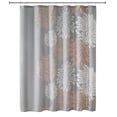 thumbnail image 4 of Comfort Spaces Shower Curtain, Floral Bathroom Curtain, Botanical Bath Decor, Blush/Grey, 72" x 72", 4 of 6