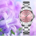 thumbnail image 6 of Womens Rhinestone Quartz Watch Ladies Dress Waterproof Stainless Steel Wrist Watches, 6 of 8