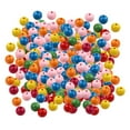 thumbnail image 3 of KLKCMS 500pcs Wood Wooden Spacer Beads Assorted Color Round Loose Beads for DIY Craft - 12mm, 3 of 9