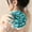 Blue-Free Size, variant on Vxdvou Two-Color Bath Flower Rubbing Bath Ball, Large Foaming Net, Soft Exfoliator for Gentle Skin Care, Suitable for Sensitive Skin, Bath Rope Included