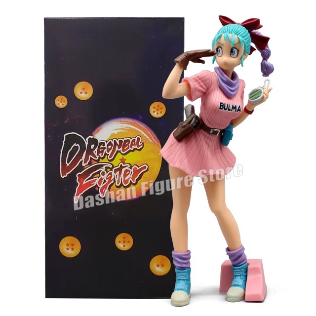 2025 Figuras de acción de Dragon Ball Z, modelo de Anime de PVC, purpurina y glamour, Bulma, Tenkaichi, Budokai, Bulma, adornos, juguetes, regalos, 26cm