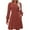 Orange, variant on Oksale Womens Sweater Dress for Fall Casual Crewneck Knit Dresses with Pockets Long Sleeve Mini Dress Slouchy Comfy Bodycon Outfits 2025 Gray S