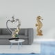 thumbnail image 2 of Estatua de pareja,Figura de pareja besándose,regalo de boda moderno,Estatua de resina,Estatua de resina para decoración del hogar,manualidades,oro,Escultura de oro,figura de resina,regalos, 2 of 8