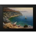 thumbnail image 2 of Sviridov, Sergei 14x11 Black Modern Framed Museum Art Print Titled - Rocky Coast XVII, 2 of 5