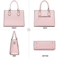 thumbnail image 4 of Bolso de mano CHICAROUSAL bandolera para mujer, piel sintética, color rosa, 4 of 8