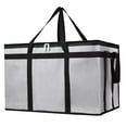 thumbnail image 2 of Insulated Food Delivery Bag for Hot and Cold Meal, XXX-Large, Grocery Tote Insulation Bag for Catering, Pizza Warmer, Insulated Grocery Bags, Cooler Bag, 2 of 6