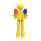 thumbnail image 1 of Figura Poppy Playtime Articulada Player, 1 of 4