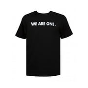 Mens We Are One Black Short-Sleeve T-Shirt, 2XL