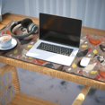 thumbnail image 3 of Long Mouse Pads for Desk,Brown Chicken Chick Egg Pattern Desk Mats on Top Of Desks, Desk Mouse Pad Extra Large with 3mm Non-Slip Base and Stitched Edge for Gaming,Office,Work,Home 35.4x15.7in, 3 of 5