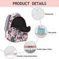 thumbnail image 4 of "Wildflower & Sunflower Bookbag - Stylish Backpack for Women, Water-Resistant, Spacious for School, College, Work", 4 of 6