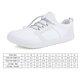 thumbnail image 2 of Zapatos para caminar con puntera ancha, zapatillas de deporte descalzas con caída cero para mujeres y hombres (42) blanco, 2 of 9