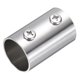 thumbnail image 1 of Conector de tubería recto de 2 vías Uxcell, adecuado para tubería de 7/8 pulgadas OD, abrazadera de cerca de enlace de cadena para pasamanos, DIY, 1 of 6