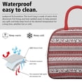 thumbnail image 3 of Womens Red Christmas Folk Pattern Lunch Box for Work,Insulated Lunch Bag for Women,Loncheras Para Mujer,Leakproof Adult Lunch Bag for Work,Beach,Travel,Picnic,Camping, 3 of 7