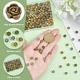 thumbnail image 3 of 300 pcs Flower Spacer Beads 3 colors 7mm Alloy Flower Beads Vintage Metal Floral Bead Charms Antique Flower Spacers Beads for Bracelet Necklace Jewelry Making Alloy, 3 of 8