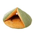 thumbnail image 2 of Cama cueva para mascotas, cama para gatos, portátil, cálida y acogedora para invierno, caseta gruesa para cachorros para interiores S, 2 of 9