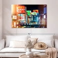 thumbnail image 2 of Elephant Stock Tokyo Night Beauty Wall Art - Horizontal Canvas Wall Art - Living Room Wall Decor - City Canvas - Black And Blue Decor By Philippe Hugonnard - 48" x 32", 2 of 8
