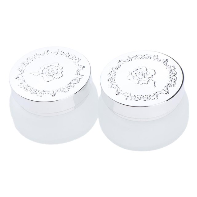 2 uds botellas cosméticas de vidrio transparente tarros de crema recipientes vacíos 30/50ml 30g Yuyangstore Botes de maquillaje vacíos