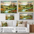 thumbnail image 4 of Designart "Charming Italian Countryside Landscape" Countryside Floater Framed Wall Art Living Room, 4 of 5