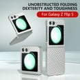 thumbnail image 2 of Dteck Case for Samsung Galaxy Z Flip 5,Shockproof Hard PC Case Non-Slip Slim Back Cover for Galaxy Z Flip 5 5G,Silver, 2 of 6
