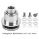 thumbnail image 5 of Adaptador Cubo Liberación Rápida para Volante 360 ​​grados Aleación Aluminio Adaptador Liberación Rápida para Volante Carreras IMCA 3 Orificios (Plata), 5 of 9