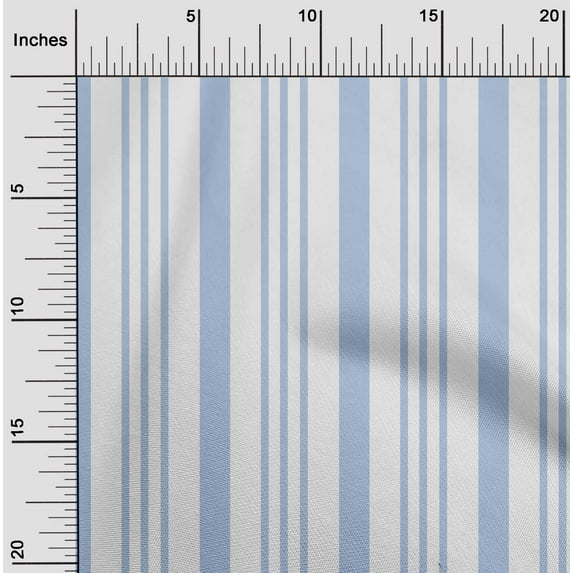 oneOone Cotton Cambric Fabric Stripe Fabric Prints By Yard 56 Inch Wide